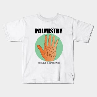 Palmistry the future in your hands Kids T-Shirt